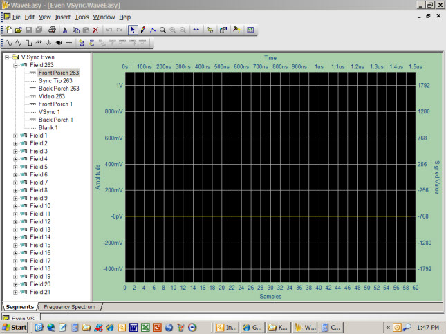 Creating an RS170 Video Signal with WaveEasy